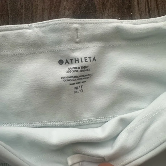 Athleta Rainier Tight Light Mint High-Waist Performance Leggings - Picture 9 of 10